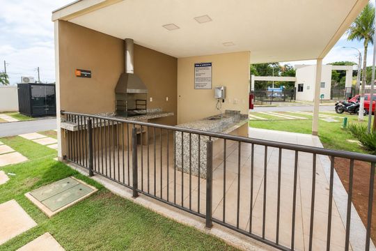 Área externa de apartamento para alugar com 2 quartos, 40m² em Parque Tremendao, Goiânia