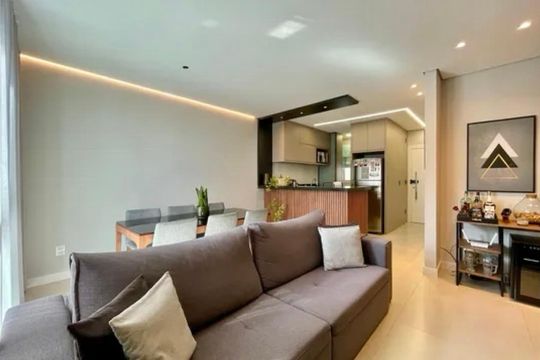 Sala de apartamento para alugar com 2 quartos, 72m² em Serra, Belo Horizonte