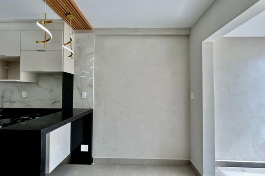 Sala/Cozinha de apartamento à venda com 2 quartos, 44m² em Belenzinho, São Paulo