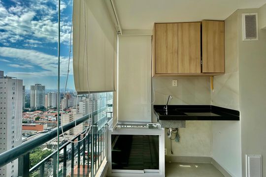 Sacada de apartamento à venda com 2 quartos, 44m² em Belenzinho, São Paulo