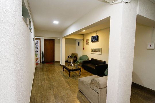 Área comum de kitnet/studio para alugar com 1 quarto, 30m² em João Pinheiro, Belo Horizonte