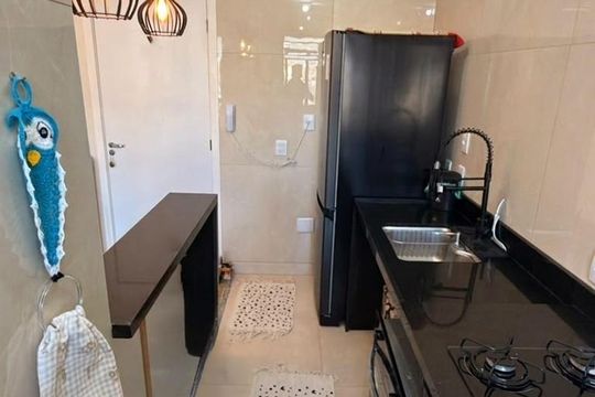 Cozinha de apartamento à venda com 2 quartos, 47m² em Todos os Santos, Rio de Janeiro