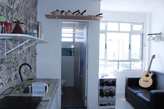 Studio de kitnet/studio à venda com 1 quarto, 29m² em Campos Elíseos, São Paulo