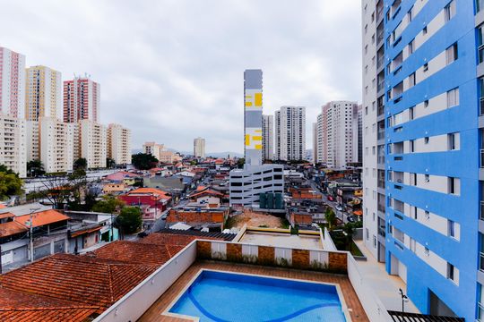 Vista da Varanda de apartamento para alugar com 2 quartos, 49m² em Jardim Flor da Montanha, Guarulhos
