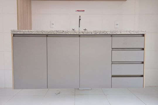 Cozinha  de apartamento para alugar com 2 quartos, 49m² em Jardim Flor da Montanha, Guarulhos