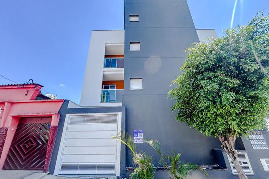Fachada com Plaquinha de apartamento à venda com 2 quartos, 34m² em Chácara Santo Antônio (Zona Leste), São Paulo