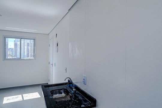 Cozinha de apartamento à venda com 2 quartos, 34m² em Chácara Santo Antônio (Zona Leste), São Paulo