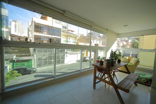 Varanda da Sala de apartamento à venda com 3 quartos, 89m² em Vila Marlene, São Bernardo do Campo