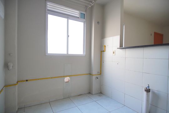 Cozinha de apartamento para alugar com 2 quartos, 43m² em Rondônia, Novo Hamburgo