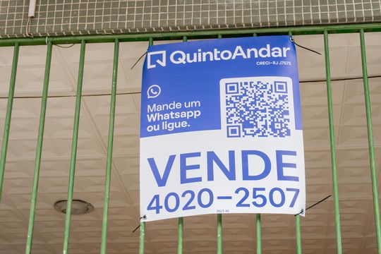 Placa Grande instalada XIUT-95 de apartamento à venda com 2 quartos, 80m² em Riachuelo, Rio de Janeiro