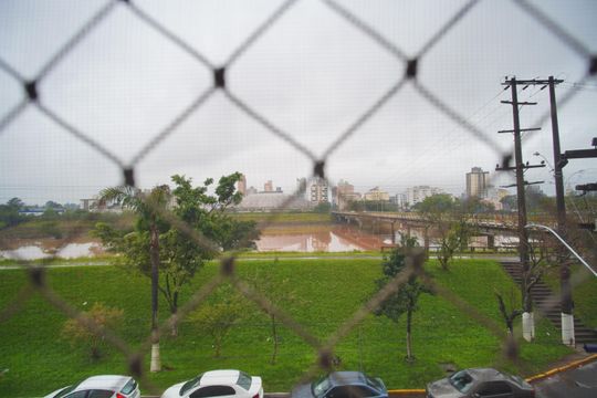 Vista da Sala de apartamento à venda com 3 quartos, 80m² em Rio dos Sinos, São Leopoldo