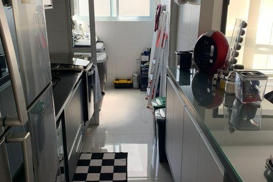 Cozinha de apartamento à venda com 1 quarto, 55m² em Lapa, São Paulo