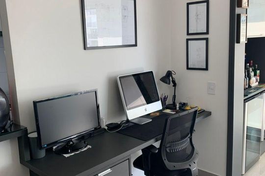 Sala de apartamento à venda com 1 quarto, 55m² em Lapa, São Paulo