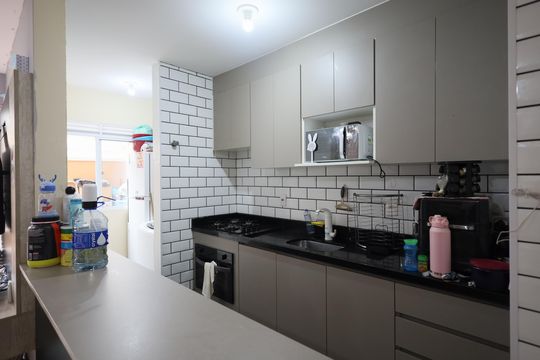 Cozinha e Área de Serviço de apartamento à venda com 2 quartos, 54m² em Novo Osasco, Osasco