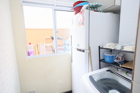 Cozinha e Área de Serviço de apartamento à venda com 2 quartos, 54m² em Novo Osasco, Osasco