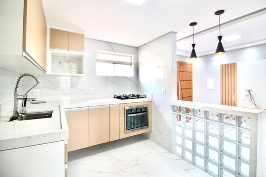 Cozinha de apartamento para alugar com 2 quartos, 52m² em Artur Alvim, São Paulo