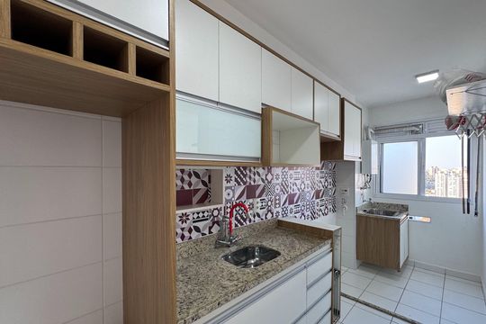 Cozinha  de apartamento para alugar com 1 quarto, 42m² em Jardim Olavo Bilac, São Bernardo do Campo