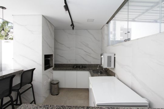 Área comum - Churrasqueira de apartamento à venda com 4 quartos, 185m² em Castelo, Belo Horizonte