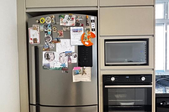 Cozinha de apartamento à venda com 3 quartos, 250m² em Centro, Santo André