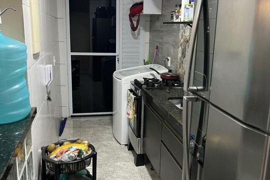 Cozinha de apartamento para alugar com 2 quartos, 65m² em Parque Flora, Nova Iguaçu
