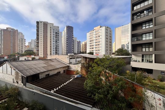 Vista de kitnet/studio à venda com 1 quarto, 33m² em Itaim Bibi, São Paulo