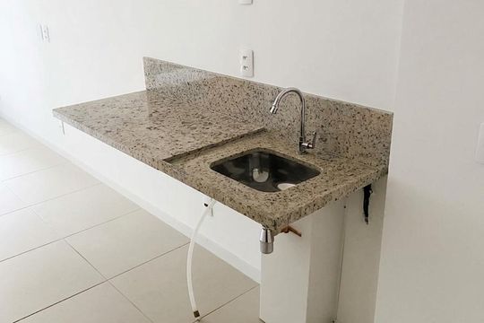 Cozinha de apartamento à venda com 1 quarto, 52m² em Centro, Rio de Janeiro