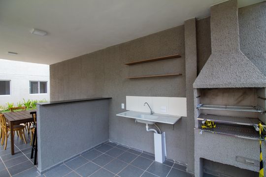 Área comum - Churrasqueira de apartamento para alugar com 2 quartos, 35m² em Jardim Promissao, São Paulo