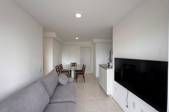 Sala de apartamento para alugar com 2 quartos, 52m² em Barra Olímpica, Rio de Janeiro