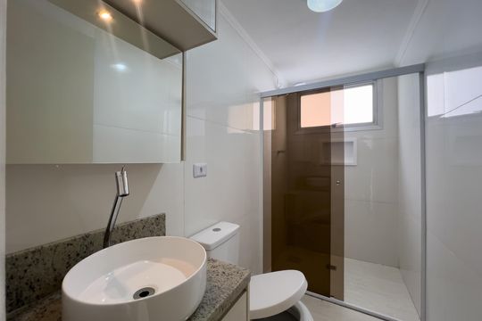 Banheiro de apartamento para alugar com 2 quartos, 78m² em Vila Mariana, São Paulo