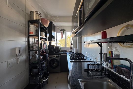 Cozinha de apartamento para alugar com 2 quartos, 54m² em Samambaia, Brasília