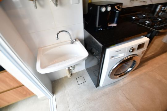 Área de Serviço de apartamento para alugar com 3 quartos, 75m² em Cambuí, Campinas