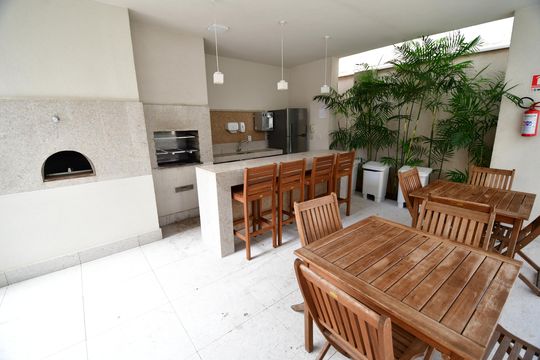 Área comum - Churrasqueira de apartamento para alugar com 3 quartos, 75m² em Cambuí, Campinas