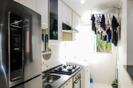 Cozinha de apartamento à venda com 2 quartos, 44m² em Centro, Guarulhos
