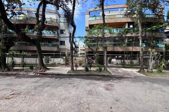 Fachada de apartamento para alugar com 3 quartos, 88m² em Recreio dos Bandeirantes, Rio de Janeiro