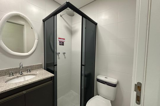 Banheiro Social de apartamento para alugar com 2 quartos, 70m² em Vila Creti, Barueri