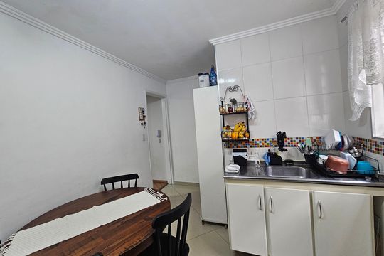 Cozinha de apartamento à venda com 2 quartos, 66m² em Parque das Nações, Santo André