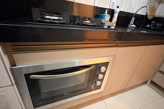 Cozinha de apartamento para alugar com 3 quartos, 70m² em Alípio de Melo, Belo Horizonte