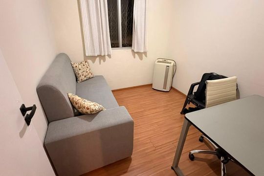 Quarto de apartamento para alugar com 3 quartos, 70m² em Alípio de Melo, Belo Horizonte
