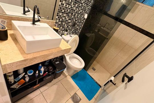 Banheiro de apartamento para alugar com 3 quartos, 70m² em Alípio de Melo, Belo Horizonte