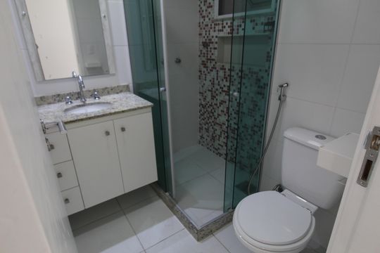Banheiro Social de apartamento à venda com 3 quartos, 81m² em Freguesia (jacarepaguá), Rio de Janeiro