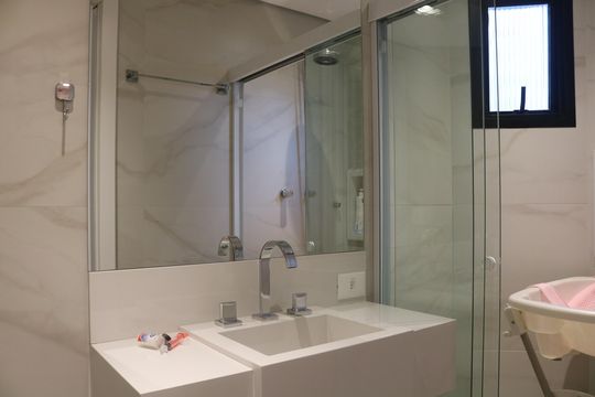 Banheiro 2 de apartamento para alugar com 2 quartos, 74m² em Vila Leopoldina, São Paulo