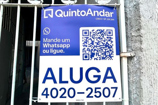 Placa Aproximada  de casa para alugar com 1 quarto, 24m² em Jardim Santa Cecilia, Guarulhos