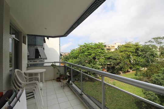 Sala - Varanda de apartamento à venda com 3 quartos, 82m² em Freguesia (jacarepaguá), Rio de Janeiro