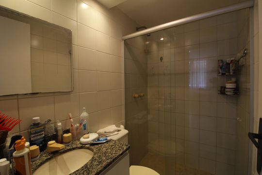Banheiro Social de apartamento à venda com 3 quartos, 82m² em Freguesia (jacarepaguá), Rio de Janeiro