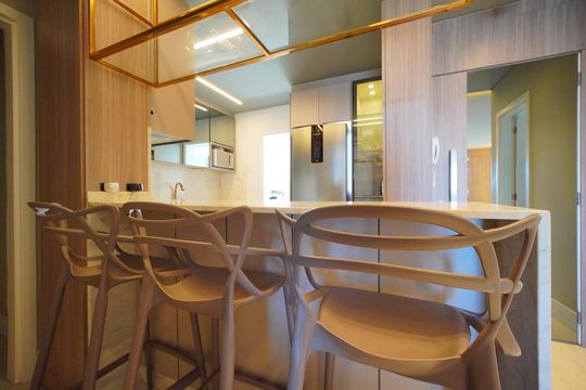 Cozinha  de apartamento para alugar com 3 quartos, 115m² em Abraão, Florianópolis