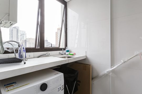 Área de Serviço de apartamento à venda com 1 quarto, 142m² em Moema, São Paulo
