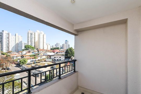 varanda de kitnet/studio à venda com 1 quarto, 32m² em Sacomã, São Paulo
