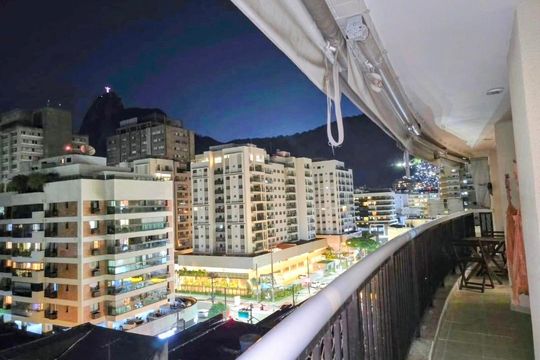 Vista Varanda da Sala de apartamento à venda com 3 quartos, 88m² em Botafogo, Rio de Janeiro