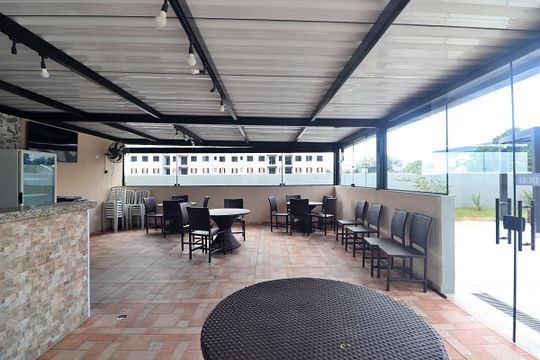 Área comum - Churrasqueira de apartamento à venda com 3 quartos, 64m² em Utinga, Santo André