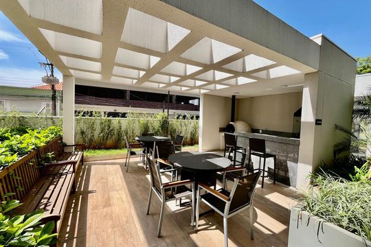 Área comum - Churrasqueira de apartamento para alugar com 2 quartos, 45m² em Conceicao, Campinas